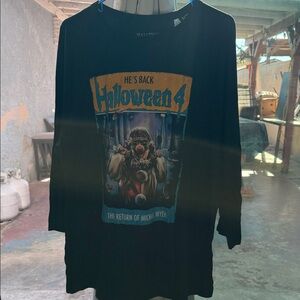 Halloween 4 Black Graphic Men's Shirt